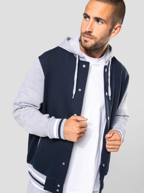 Vestes à personnaliser KARIBAN Blouson Teddy à capuche Unisexe 