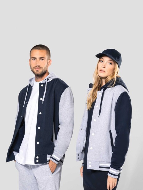 Vestes à personnaliser KARIBAN Blouson Teddy à capuche Unisexe 