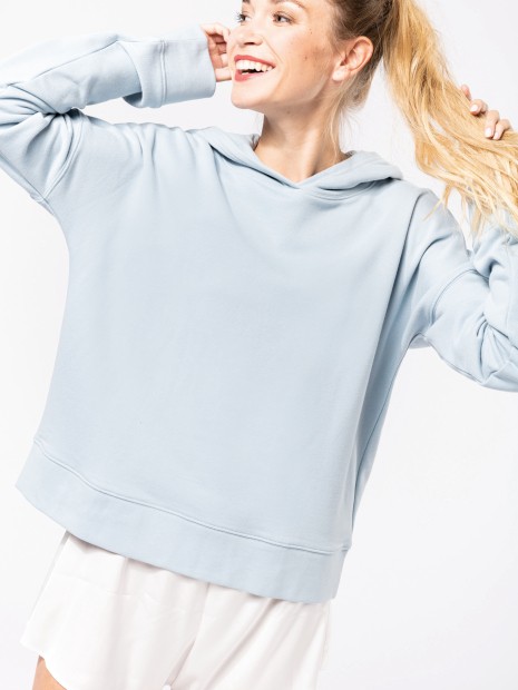Sweat-shirts à personnaliser KARIBAN Sweat-shirt capuche Bio femme 