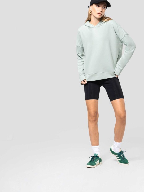 Sweat-shirts à personnaliser KARIBAN Sweat-shirt capuche Bio femme 