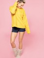 Sweat-shirts à personnaliser KARIBAN Sweat-shirt capuche Bio femme 