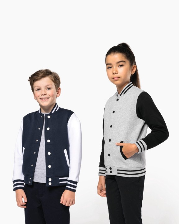 Veste personnalisable KARIBAN Blouson molleton teddy enfant