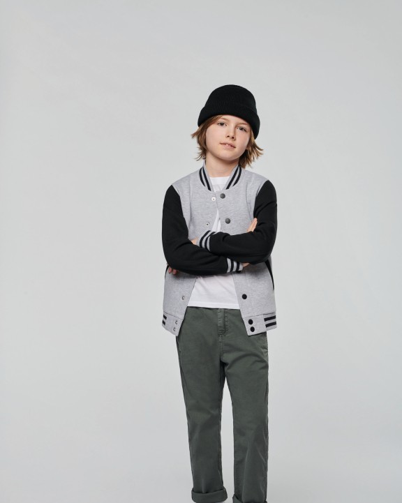 Jas KARIBAN Kinder college jacket voor bedrukking &amp; borduring