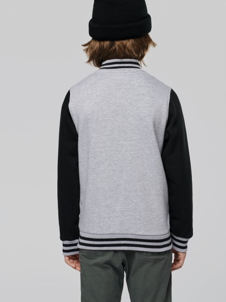 Vestes à personnaliser KARIBAN Blouson molleton teddy enfant 