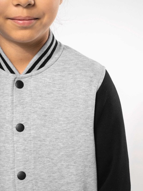 Vestes à personnaliser KARIBAN Blouson molleton teddy enfant 