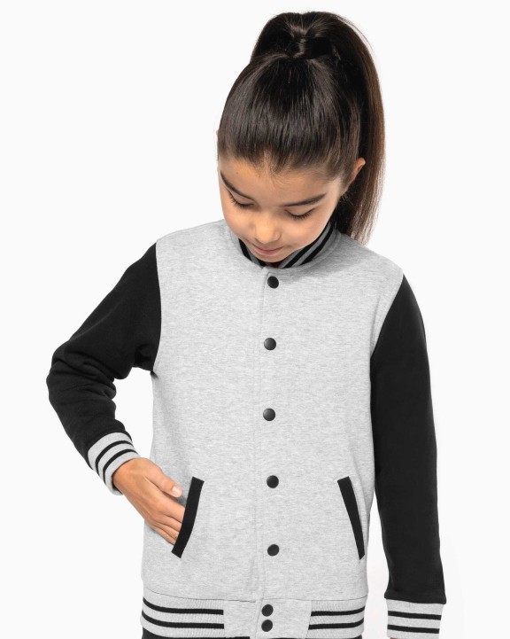 Veste personnalisable KARIBAN Blouson molleton teddy enfant