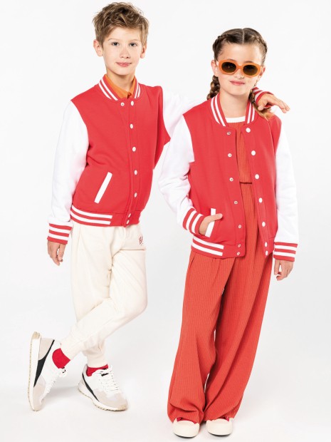 Vestes à personnaliser KARIBAN Blouson molleton teddy enfant 