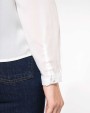 T-shirt personnalisable KARIBAN Blouse crêpe manches longues femme