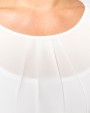 T-shirt personnalisable KARIBAN Blouse crêpe manches longues femme