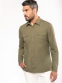 Chemises à personnaliser KARIBAN Chemise safari manches longues homme 