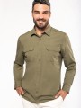 Chemises à personnaliser KARIBAN Chemise safari manches longues homme 
