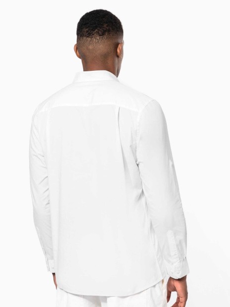 Chemises à personnaliser KARIBAN Chemise safari manches longues homme 