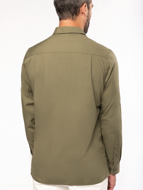 Chemises à personnaliser KARIBAN Chemise safari manches longues homme 