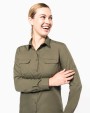 Chemise personnalisable KARIBAN Chemise safari manches longues femme