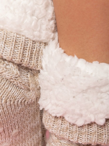 Sous-Vêtements à personnaliser KARIBAN Chaussettes lounge doublées sherpa 