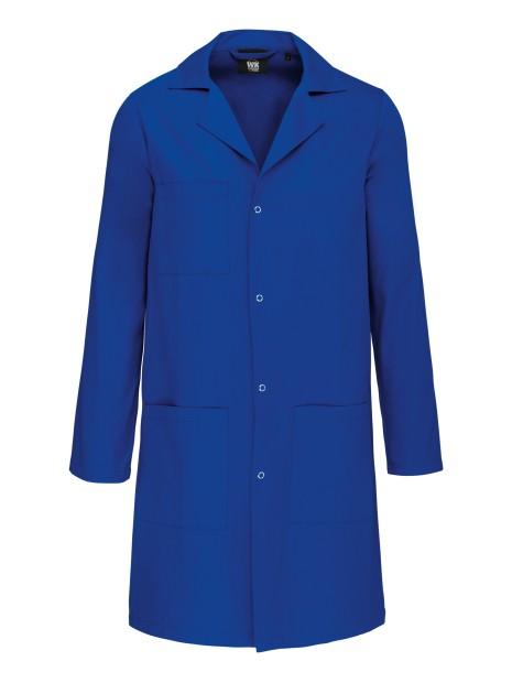 WK. DESIGNED TO WORK Blouse de travail unisexe royal personnalisable