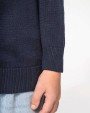 KARIBAN Kinder-Pullover mit V-Ausschnitt Pullover personalisierbar