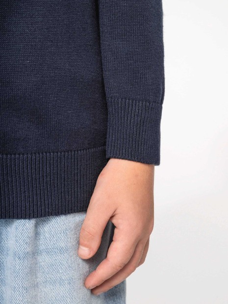 Pulls à personnaliser KARIBAN Pull col V enfant 