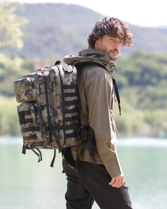 KIMOOD Rucksack MOLLE Tasche personalisierbar