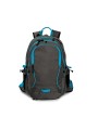 KIMOOD Sac à dos loisir avec porte-casque light titanium / tropical blue personnalisable