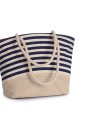 KIMOOD Jute-Shoppingtasche im marinen Stil Tasche personalisierbar