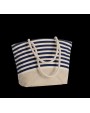 KIMOOD Jute-Shoppingtasche im marinen Stil Tasche personalisierbar