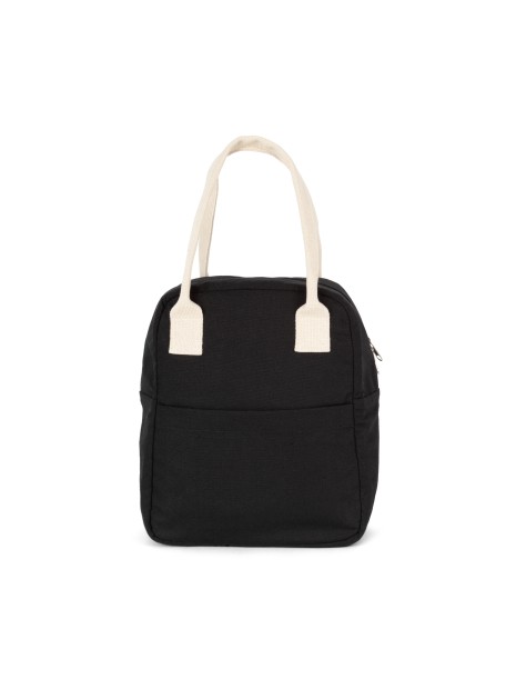 KIMOOD Sac isotherme en coton noir personnalisable