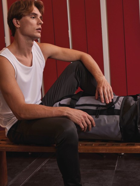 Sacs & Bagagerie à personnaliser KIMOOD Sac de sport forme tube avec compartiment chaussures séparé 