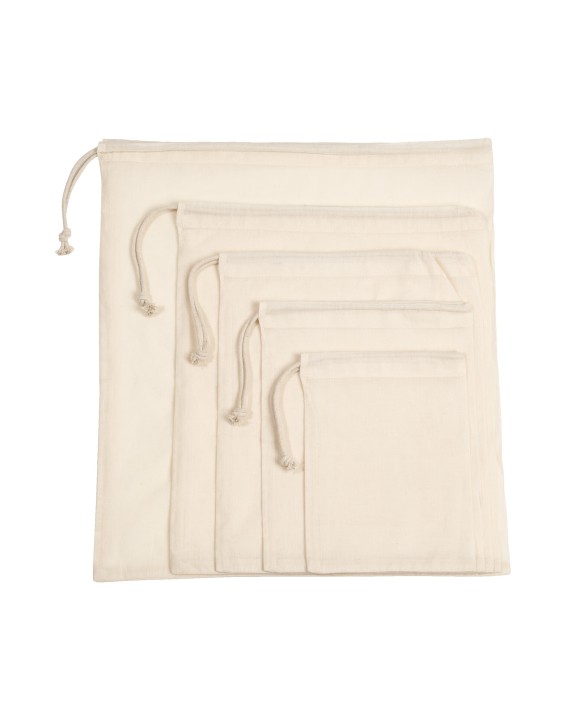 Sac & bagagerie personnalisable KIMOOD Sac à cordon coulissant en coton biologique