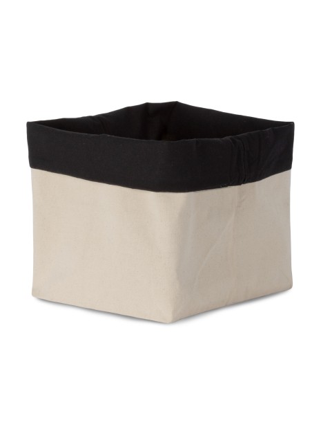 KIMOOD Pochette réversible naturel/noir personnalisable