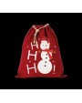 Sac & bagagerie personnalisable KIMOOD Sac coton à cordon motif bonhomme de neige