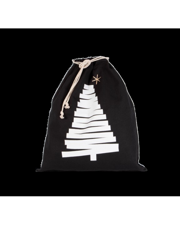 Sac & bagagerie personnalisable KIMOOD Sac coton à cordon motif sapin
