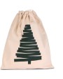 Sac & bagagerie personnalisable KIMOOD Sac coton à cordon motif sapin