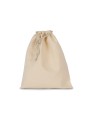 KIMOOD Sac coton à cordon naturel personnalisable