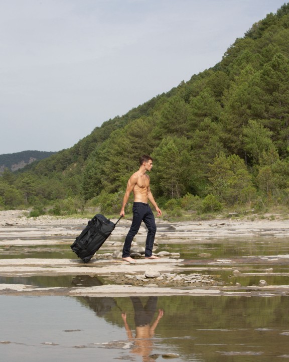 Tas & zak KIMOOD Waterdichte trolleytas 'Blackline' - Groot formaat voor bedrukking &amp; borduring