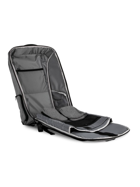 KIMOOD Sac à dos antivol en polyester graphite grey heather / black personnalisable