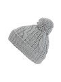 K-UP Bonnet en maille tricot alloy grey heather personnalisable