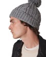 K-UP Strickmütze Mütze, Schal & Handschuh personalisierbar