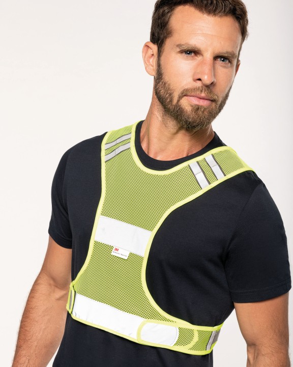 Gilet de sécurité personnalisable WK. DESIGNED TO WORK Gilet en filet fluorescent