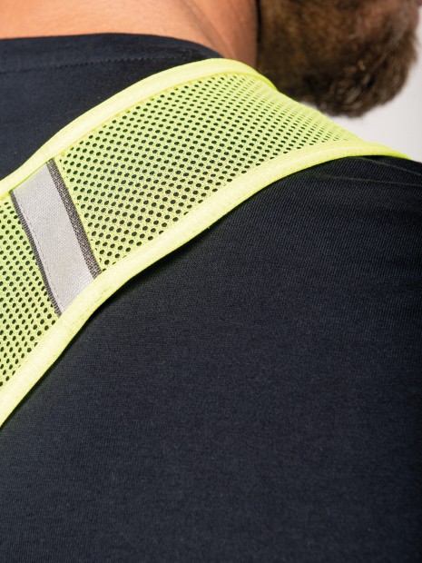 Gilets de sécurité à personnaliser WK. DESIGNED TO WORK Gilet en filet fluorescent 