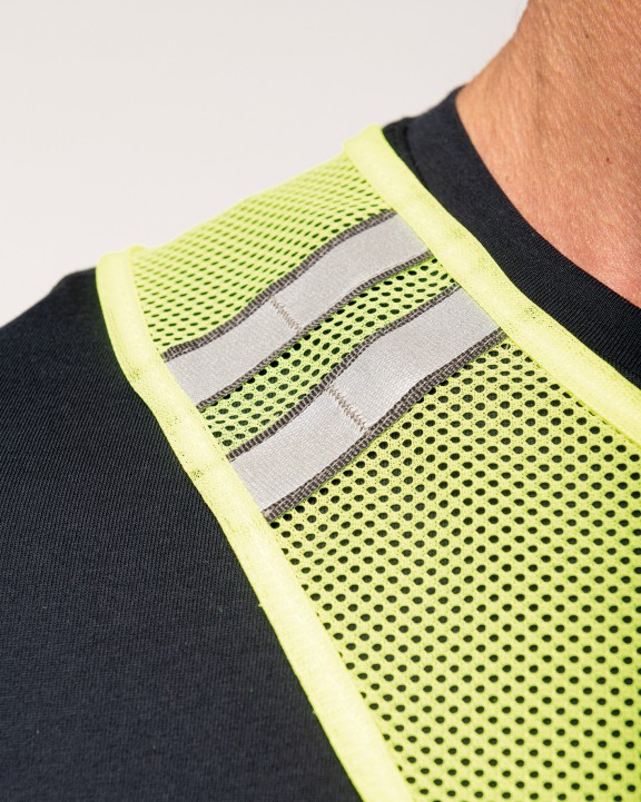 Gilet de sécurité personnalisable WK. DESIGNED TO WORK Gilet en filet fluorescent