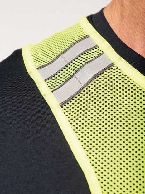Gilets de sécurité à personnaliser WK. DESIGNED TO WORK Gilet en filet fluorescent 