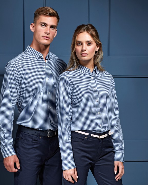 PREMIER Bluse mit großen Vichy-Karos Hemd personalisierbar