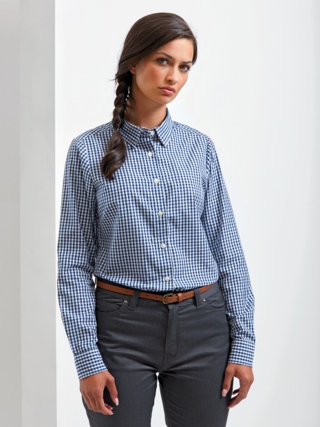 Chemises à personnaliser PREMIER Chemise vichy gros carreaux 