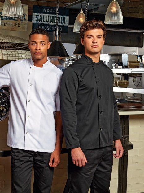 Vestes à personnaliser PREMIER Veste chef cuisinier manches courtes "Essential" 