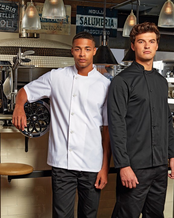 Veste personnalisable PREMIER Veste chef cuisinier manches courtes "Essential"