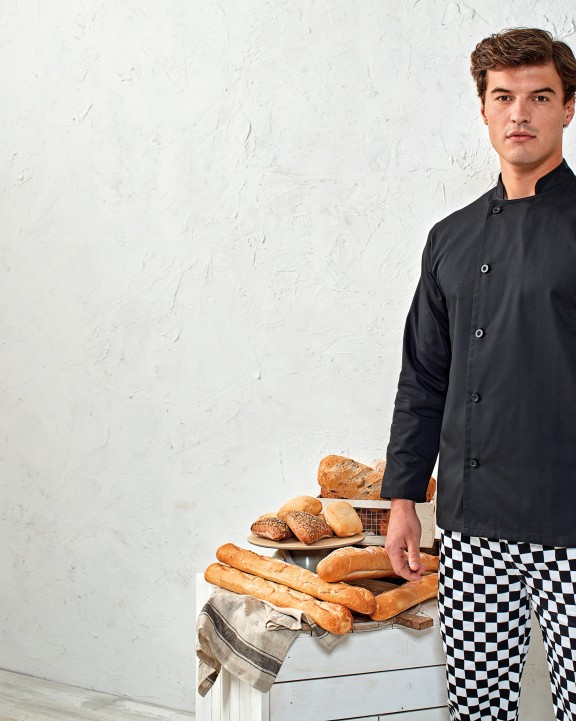 Veste personnalisable PREMIER Veste chef cuisinier manches longues "Essential"