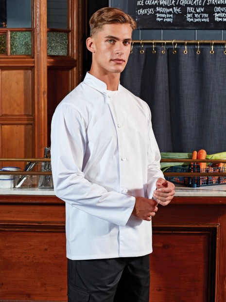Vestes à personnaliser PREMIER Veste chef cuisinier manches longues "Essential" 