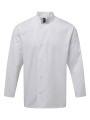 PREMIER Veste chef cuisinier manches longues "Essential" blanc personnalisable