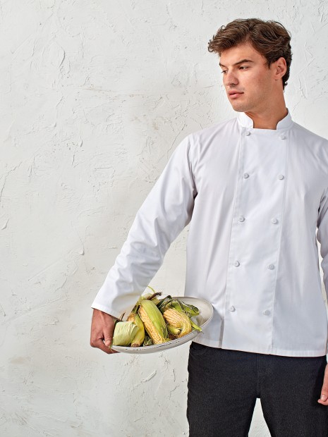 Vestes à personnaliser PREMIER Veste chef cuisinier manches longues Coolchecker® 